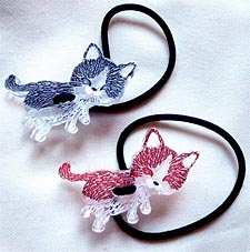 猫のヘアゴム