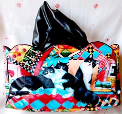 猫柄バッグ