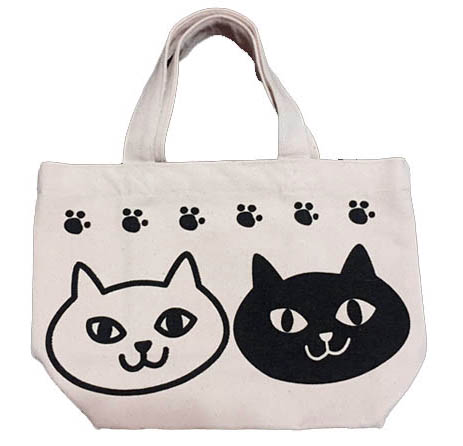 いたずら猫トートバッグ