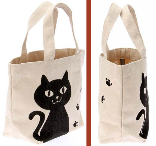 いたずら猫トートバッグ
