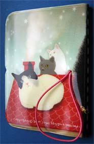 猫のカードケース(黒猫)