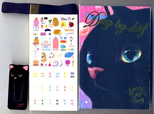 猫のスケジュールダイアリーノート