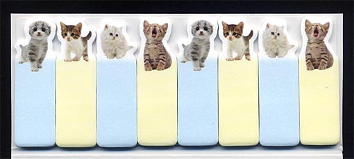 猫の付箋