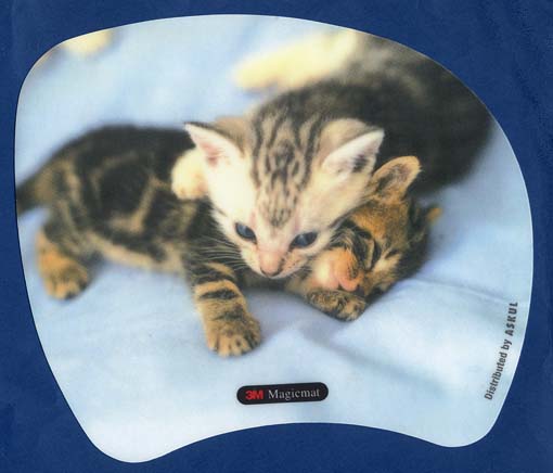 猫柄マウスパッド