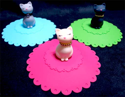 猫のカップキャップ