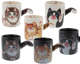 猫のマグカップ