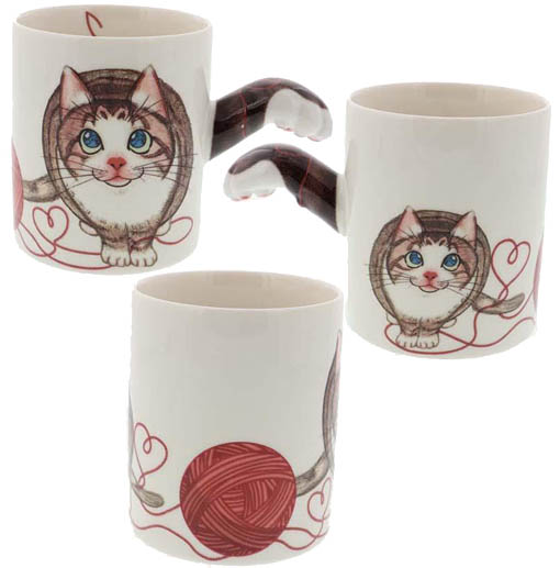 猫のマグカップ