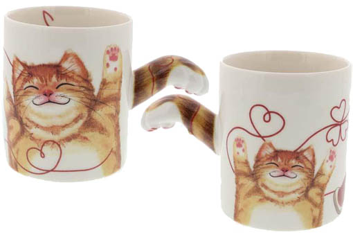 猫のマグカップ