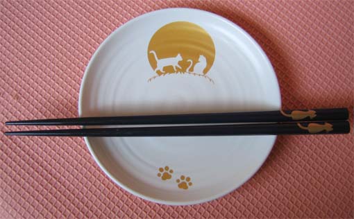 猫柄小皿