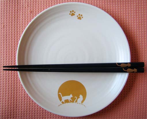 猫柄取り皿