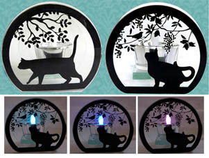 猫のLEDキャンドルライト