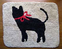 猫柄マット