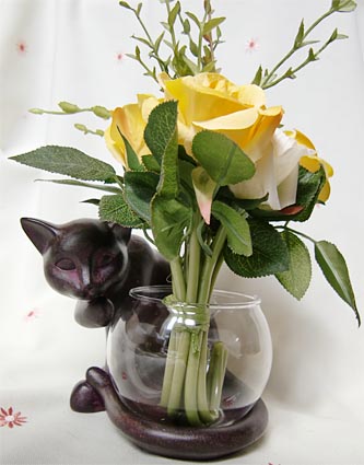 猫の花瓶
