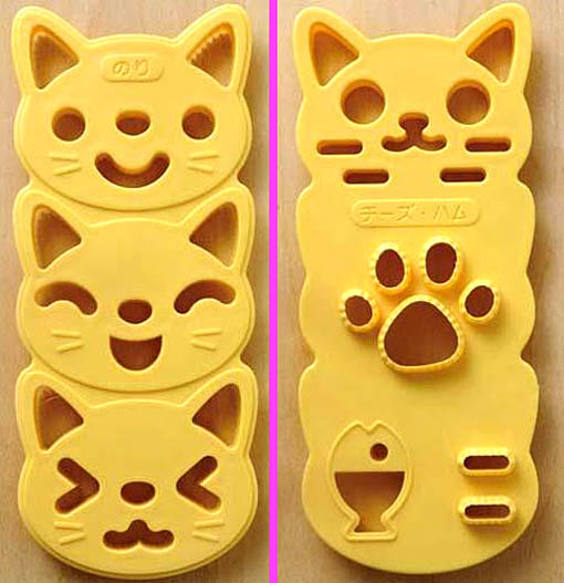 猫のおむすび型