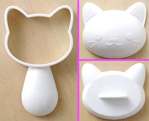 猫のおむすび型