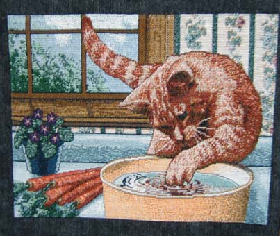猫のタペストリー
