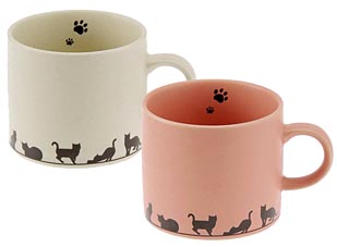 猫のマグカップ