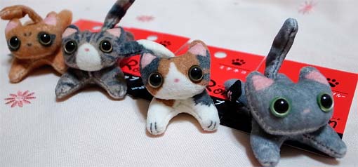 ねこストラップ全体イメージ