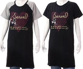 猫柄ロングTシャツ