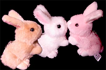 うさぎのぬいぐるみ3種