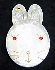 うさぎの可愛い手鏡