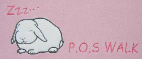 うさぎ柄トレーナー(ピンク)