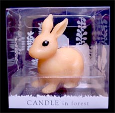 うさぎのキャンドル