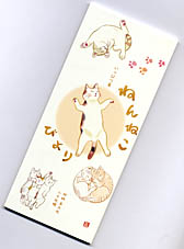 猫柄の可愛い一筆箋
