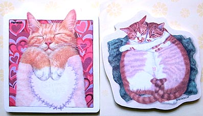 猫の付箋