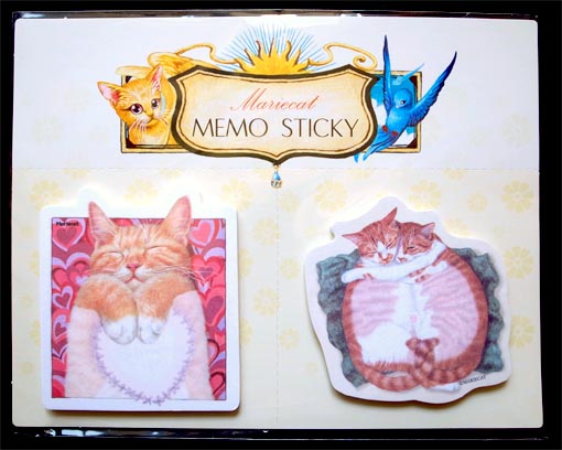 猫の付箋