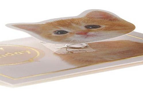 猫柄メッセージカード