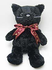 黒猫のぬいぐるみ