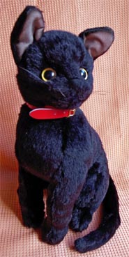 実物大猫のぬいぐるみ(黒猫)