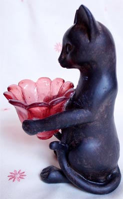 猫のランプ