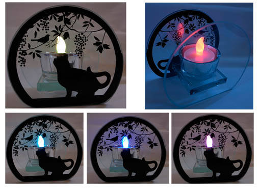 猫のLEDキャンドルライト