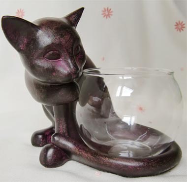猫の花瓶