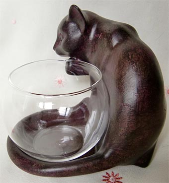 猫の花瓶