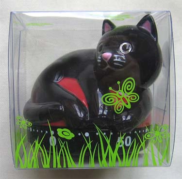 黒猫のタイマー
