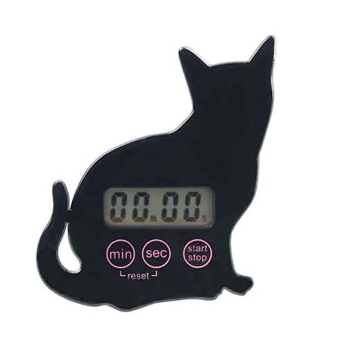 黒猫のタイマー