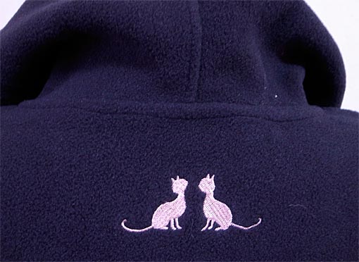 猫柄パーカー