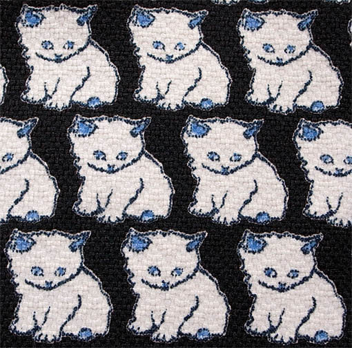 猫柄スカート