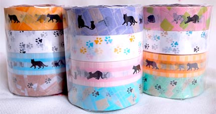 猫柄マスキングテープセット