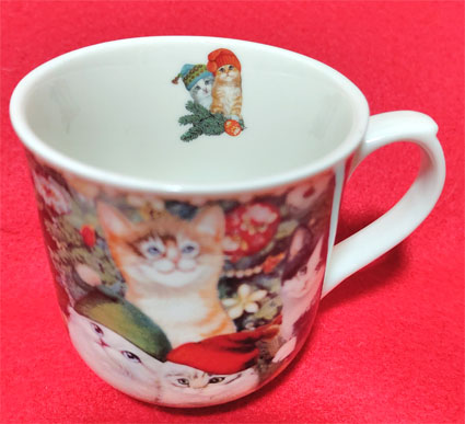 ボックス入り猫柄マグカップ