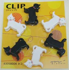 猫型クリップ