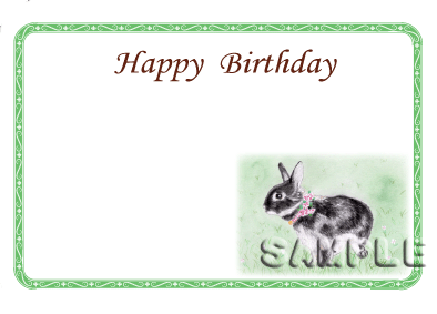 誕生日カード