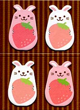 うさぎの付箋(ポストイット)